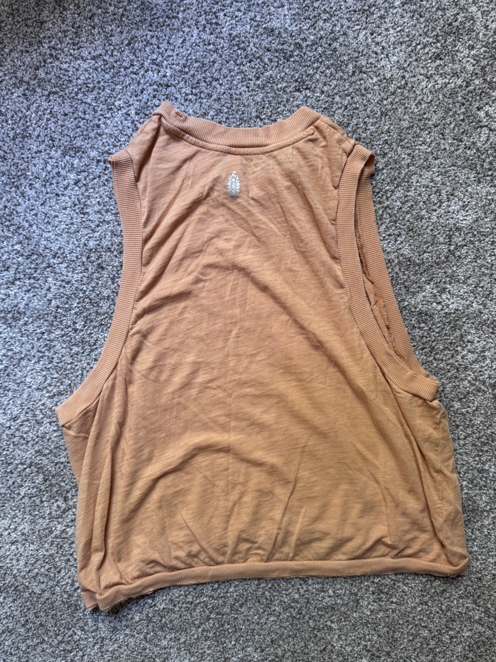 FP Movement by Free People Ribbed Muscle Tank in Camel - Picture 3 of 3